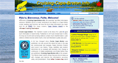 Desktop Screenshot of cruising-cape-breton.info