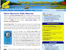 Tablet Screenshot of cruising-cape-breton.info